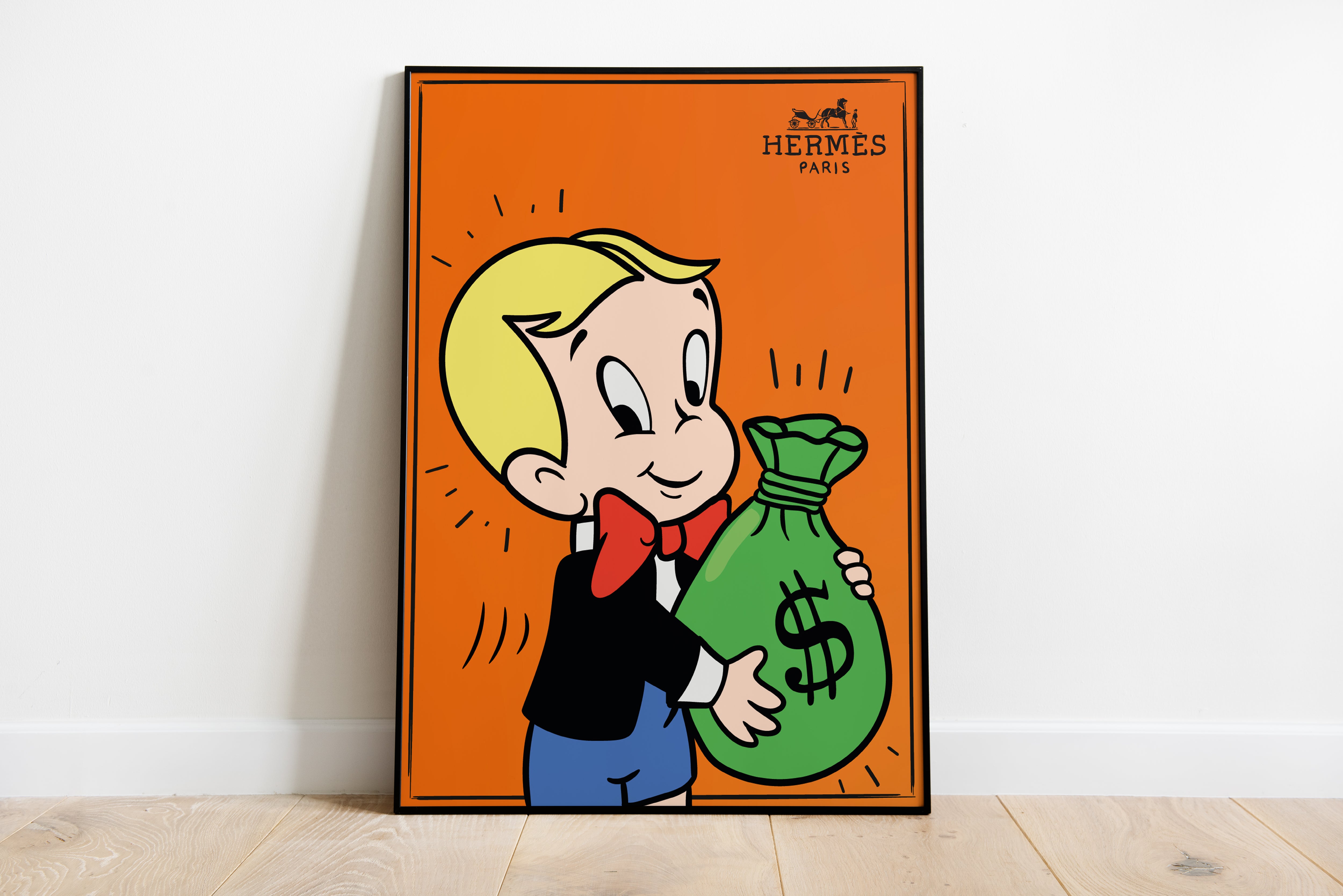 Mr Monops x Richie Rich x Hermes (CANVAS)