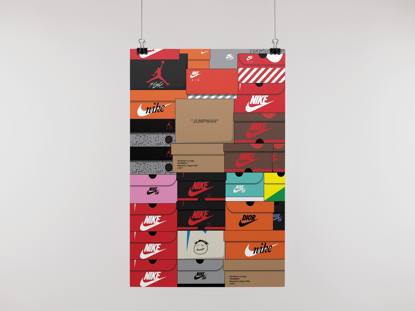 Nike Boxes Collage